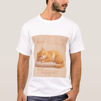 Professioneller Schläferkatze Süße Schlafkatze T-Shirt