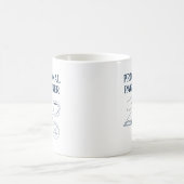 Professioneller Seitenwender Lustiges Buchgeschenk Kaffeetasse (Mittel)