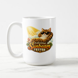Professioneller Sonnenstrahltester Lustige Katze C Kaffeetasse