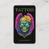 Professioneller Tätowierer Tattoo-Studio-QR-Code Visitenkarte (Vorderseite)