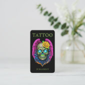 Professioneller Tätowierer Tattoo-Studio-QR-Code Visitenkarte (Stehend Vorderseite)