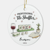 Professioneller Tile-Shuffler-Schmuck Keramik Ornament (Links)