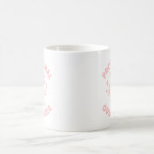 Professioneller Überdenker Lustige Katze Überdenkt Kaffeetasse (Mittel)