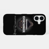 Professioneller Überdenker Lustiger Benutzername iPhone 16 Hülle (Rückseite (Horizontal))