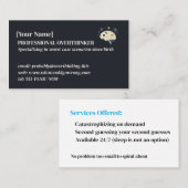 Professioneller Überdenker Lustiger Chaos-Agent Visitenkarte (Vorne/Hinten)