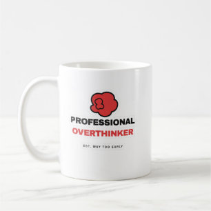 Professioneller Überdenker Lustiger Kaffeebecher Kaffeetasse