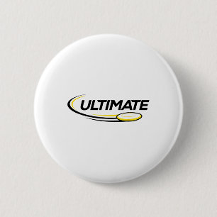 Professioneller Ultimate-Frisbee-Disc-Golf-Spieler Button