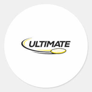 Professioneller Ultimate-Frisbee-Disc-Golf-Spieler Runder Aufkleber