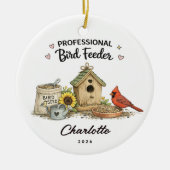 Professioneller Vogelfutter-Ornament Keramik Ornament (Vorne)