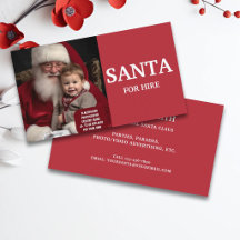 Professioneller Weihnachtsmann zur Miete Foto