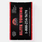 Professionelles Abschleppwagen-Service-Banner | Ri Banner (Vertikal)