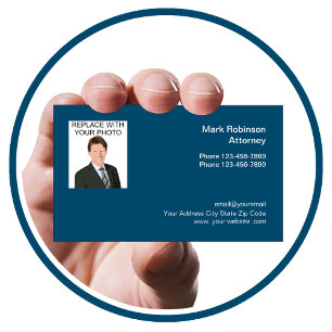 Professionelles Anwalt-Foto-Template Visitenkarte