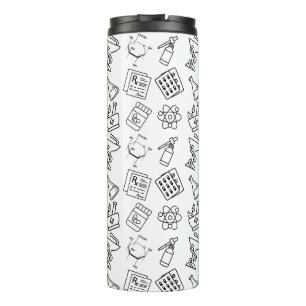 Professionelles Apotheke-Symbol-Muster-Reise-Tumbl Thermosbecher