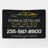 Professionelles Auto-Detailing-Banner Banner (Horizontal)