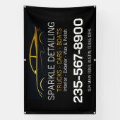 Professionelles Auto-Detailing-Banner Banner (Vertikal)