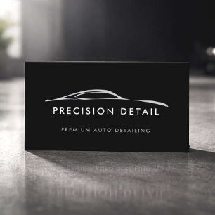 Professionelles Autodetailing-Unternehmen Visitenkarte
