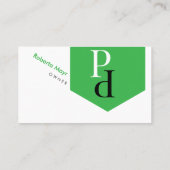 Professionelles automatisches Logo Visitenkarte (Rückseite)