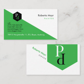 Professionelles automatisches Logo  Visitenkarte