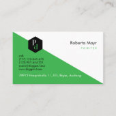 Professionelles automatisches Logo Visitenkarte (Vorderseite)