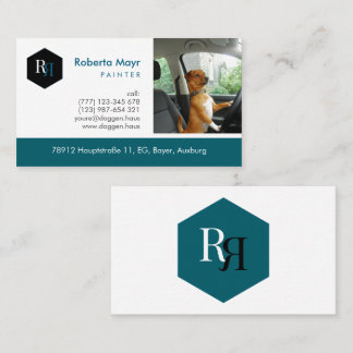 Professionelles automatisches Logo Visitenkarte