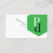 Professionelles automatisches Logo Visitenkarte (Rückseite)