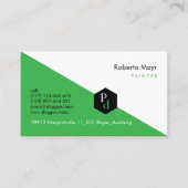 Professionelles automatisches Logo Visitenkarte (Vorderseite)