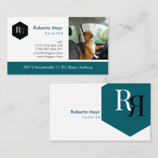 Professionelles automatisches Logo Visitenkarte
