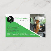 Professionelles automatisches Logo Visitenkarte (Vorderseite)