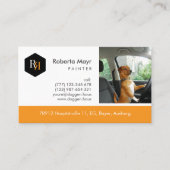 Professionelles automatisches Logo  Visitenkarte (Vorderseite)