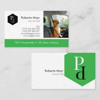 Professionelles automatisches Logo Visitenkarte