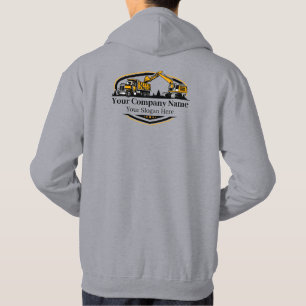 Professionelles Bauunternehmen für Schwermaschinen Hoodie