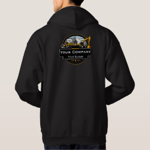 Professionelles Bauunternehmen für Schwermaschinen Hoodie
