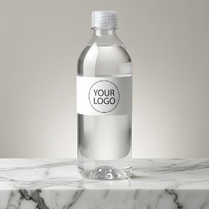 Professionelles benutzerdefiniertes Firmenlogo Ges Wasserflaschenetikett