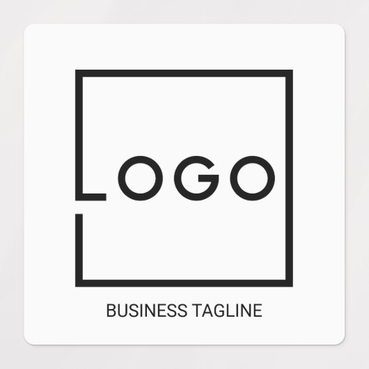 Professionelles benutzerdefiniertes Geschäftslogo Etiketten (Design 1)