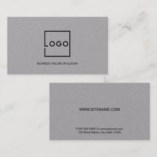 Professionelles benutzerdefiniertes Geschäftslogo Visitenkarte