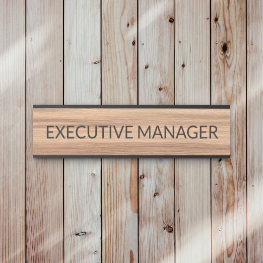 Professionelles benutzerdefiniertes Namensschild B