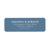 Professionelles Blau Minimalistisch (Vorne)