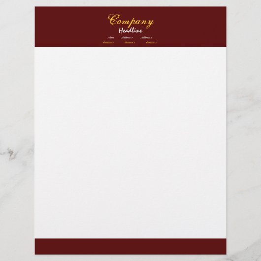 Professionelles Briefpapier (Vorderseite)