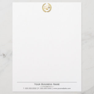 Professionelles Briefpapier für Anwälte/Rechtsanwä