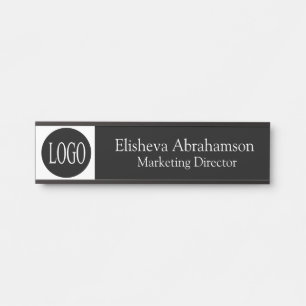 Professionelles Bürotürschild Namensschild