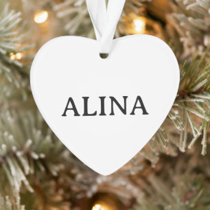 Professionelles Business-Acrylblatt-Herz Ornament