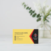 Professionelles Design der Visitenkarte (Stehend Vorderseite)