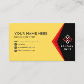 Professionelles Design der Visitenkarte (Vorderseite)