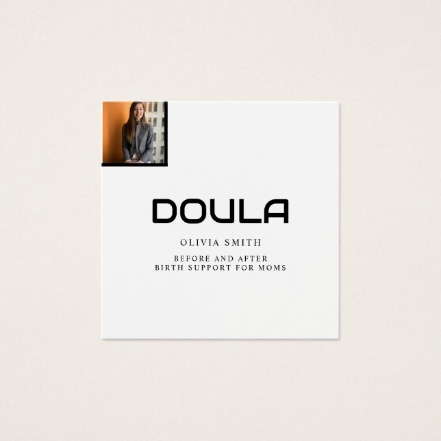 Professionelles Doula-Foto-Namensidentitätsdesign (Vorderseite)