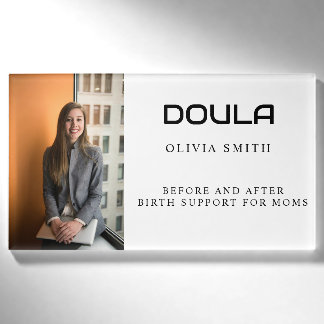 Professionelles Doula-Foto-Namensidentitätsdesign Namenschild