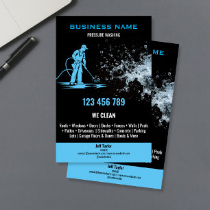 Professionelles Druckreinigen Reinigung von Häuser Flyer