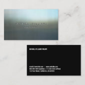 PROFESSIONELLES EINFACHES Metall MODERNES Visitenkarte (Vorne/Hinten)