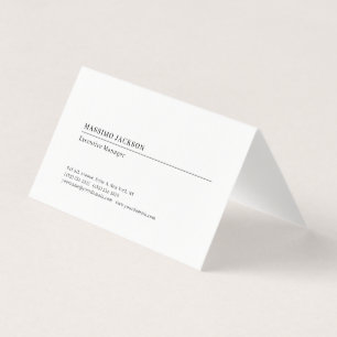 Professionelles einfaches minimalistisches moderne visitenkarten