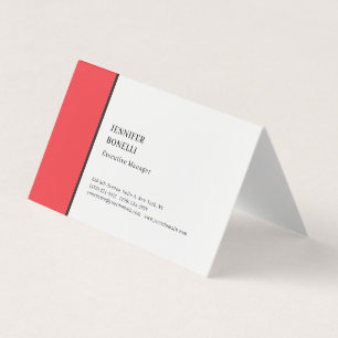 Professionelles einfaches minimalistisches moderne visitenkarten