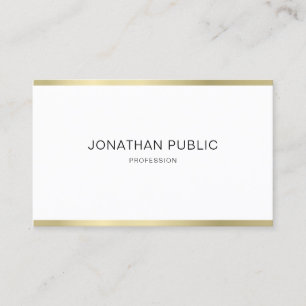 Professionelles Elegantes Minimalistisches Design  Visitenkarte